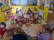 Mikuláš, čert a anděl ve školce